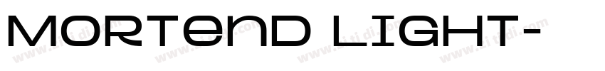 Mortend Light字体转换